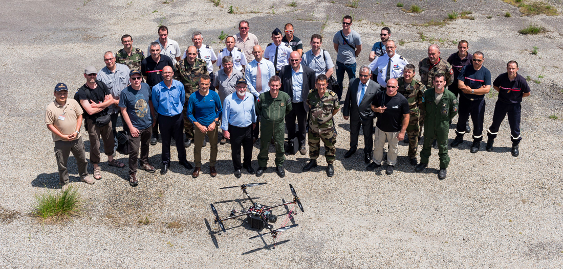 MAI 2016 - First to launch a fuel cell powered MULTIROTOR in France